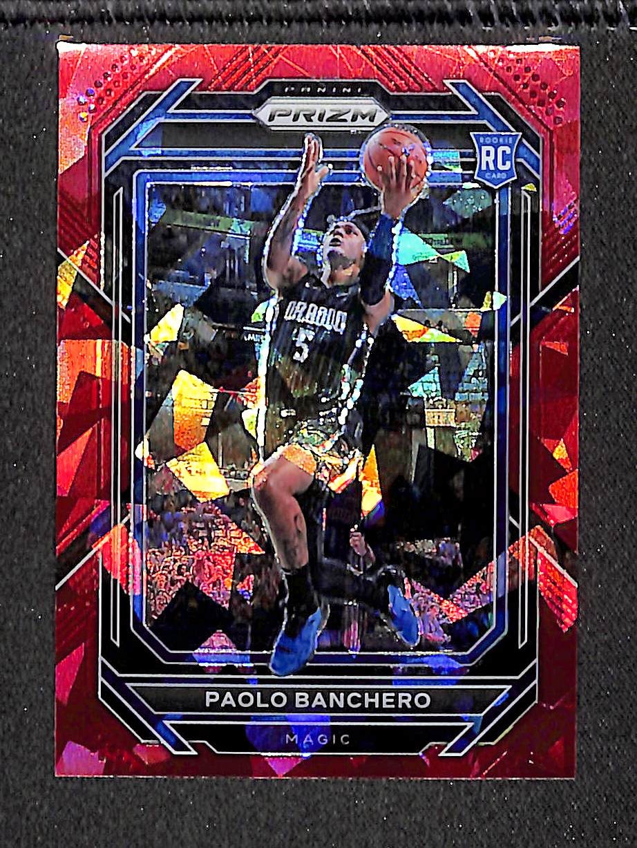Paolo Banchero 2022-23 Panini Prizm Basketball Red Cracked Ice #249