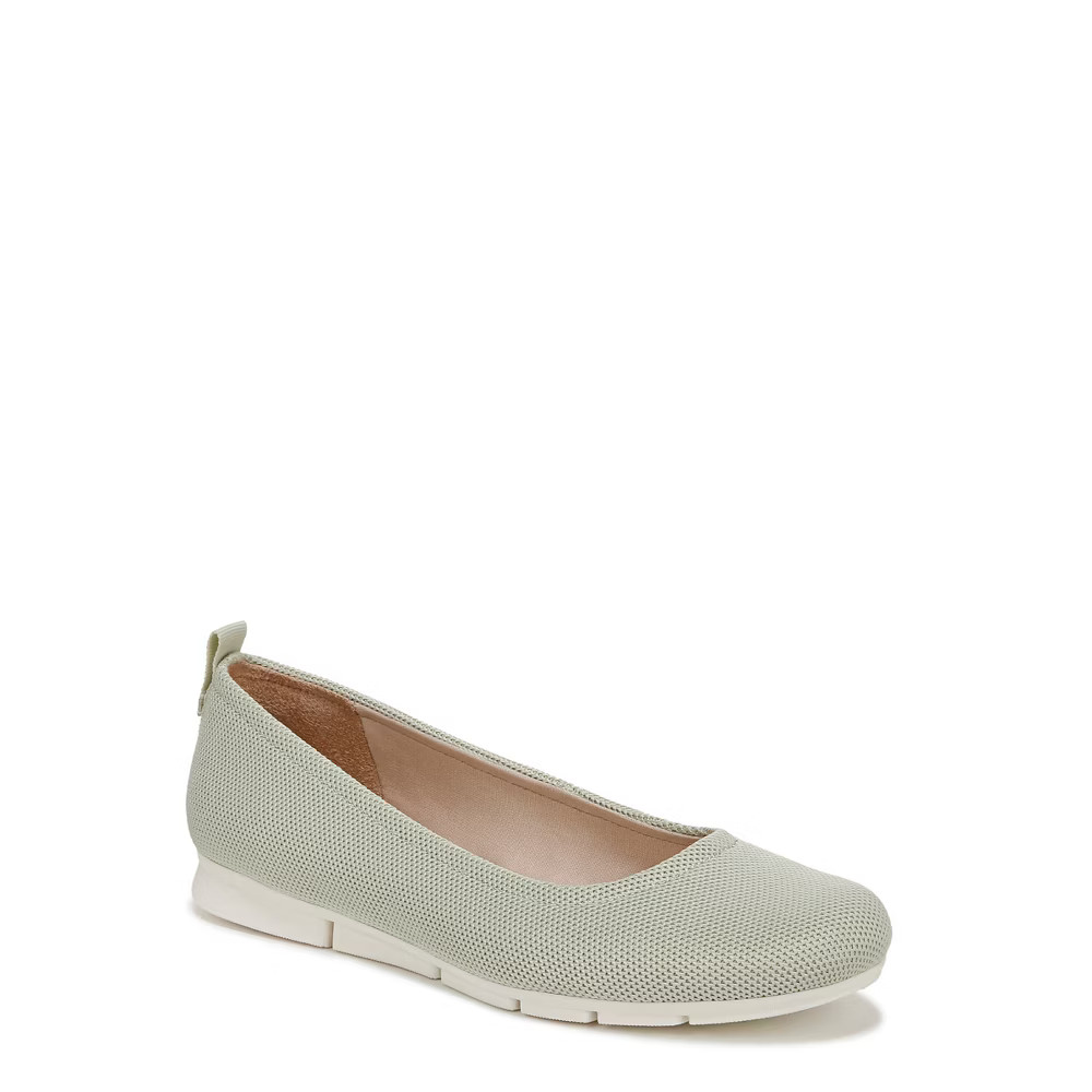 Dr Scholls Womens Timeless Ballet Flat Aloe Green 8 M 10890₽
