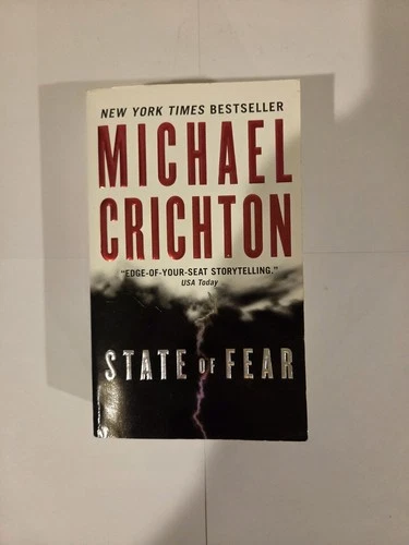 Michael Crichton State of Fear Paperback Novel (HarperCollins) Tech Thriller