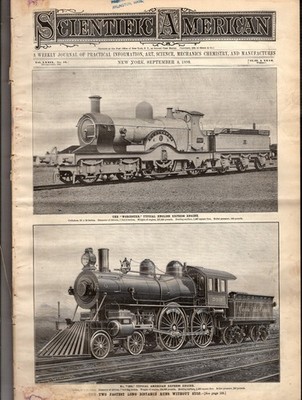 1898 Scientific American September 3 - British and American Express engines;Cuba