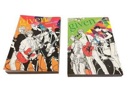 Given Manga English Version Comic Graphic Novel Books 1-2 Natsuki Kizu *LIKENEW