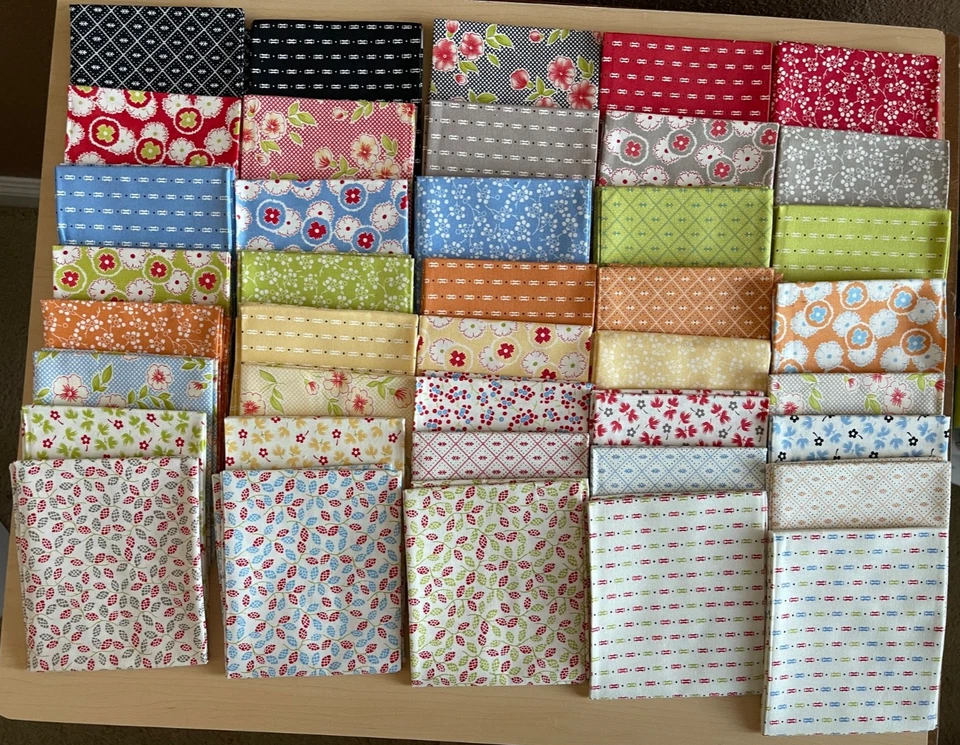FIGS & SHIRTINGS by Fig Tree Co Moda Fabric 40 Fat Quarter Bundle 20390 (Other) - Image 4 of 4