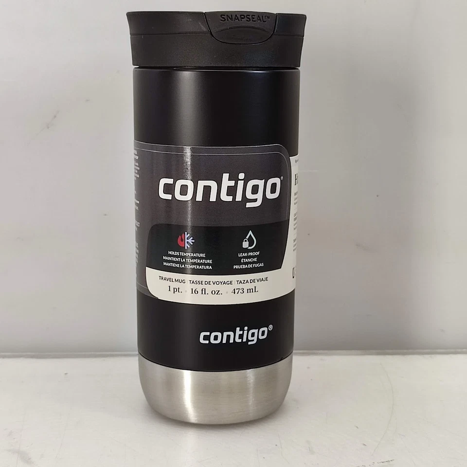 Vaso de viaje Contigo de acero inoxidable 16 fl oz tapa a prueba de fugas aislada al vacío Foto 4 de 4