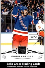 2018-19 Upper Deck #376 Chris Kreider New York Rangers NHL Hockey