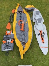 Decathlon Itiwit X100 Inflatable Kayak - 2 Person Including All Accessories
