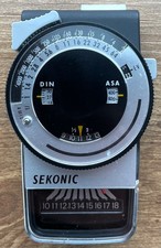 Sekonic L-248 Multi-Lumi Analog Light Meter W/ Case Vintage - Untested