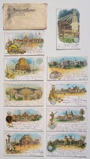 10 Niagara Envelope 1901 Pan American Exposition Postcards & PC10E! Am Expo PC