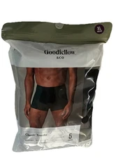 Goodfellow & Co Men's Classic Boxer Briefs 5pk Size XL 40/42 Factory Sealed