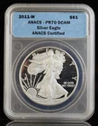 2011-W American Eagle ANACS PR70 DCAM