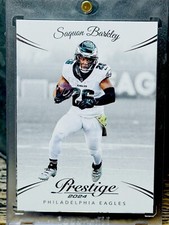Saquon Barkley RARE FIRST EAGLES PRESTIGE  INVESTMENT CARD SSP PANINI MINT MVP