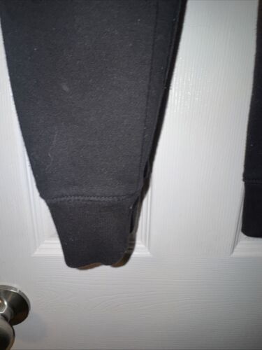 Girls black medium converse joggers with pockets Running Fleece - Picture 5 of 10