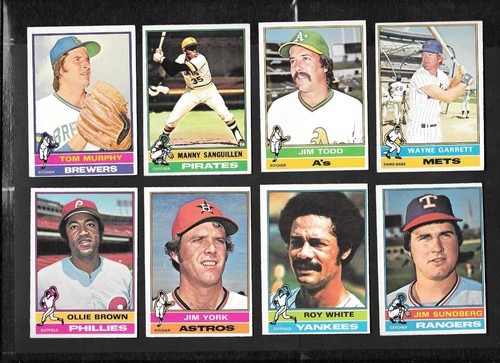 1976 OPC O PEE CHEE TOPPS 133-264 MLB BASEBALL CARD ERROR & VARIATION SEE LIST - Picture 174 of 245