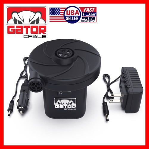 Electric Air Pump Inflator For Pool Boat Mattress Bed Inflatables Car Portable - Picture 10 of 13