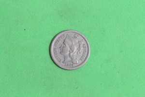 Estate Find 1867 - Three Cent Nickel!!   #K20173