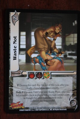 UFS Street Fighter Foundation- ''Waste Not'' Set SF05