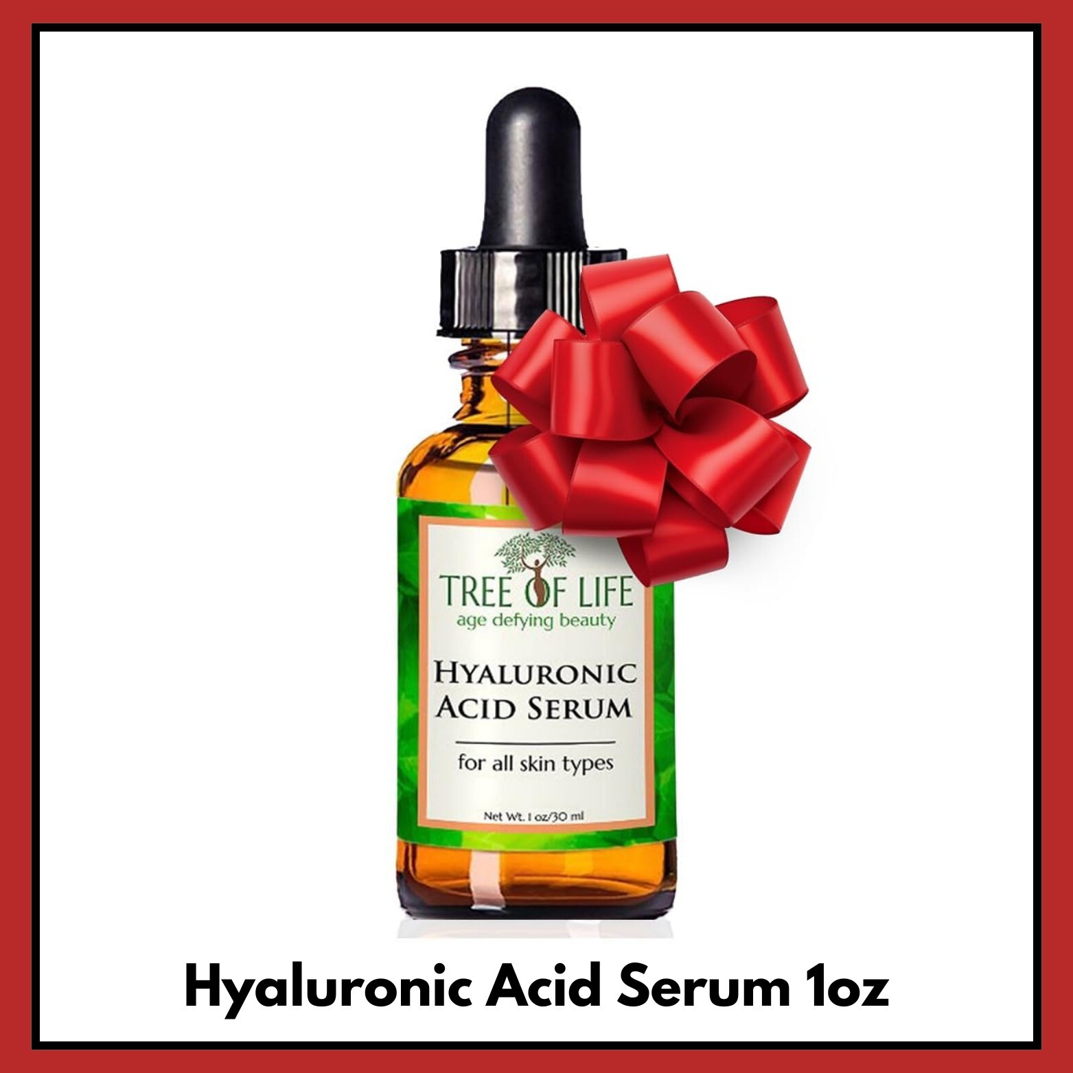 Hyaluronic Acid Serum 1oz for Hydrated Anti-Aging Skin Care-image