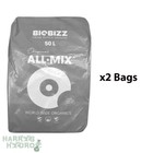 BIOBIZZ ALLMIX 50L bags x 2 Soil Organic Pre Fertilised Premium Grow Medium