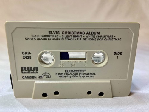 Christmas Vintage Cassette Tape Lot Elvis Bing Crosby Vince Gill Trisha Yearwood - Picture 14 of 15