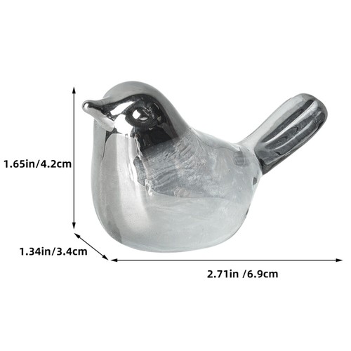 Kristall Vogelschmuck Kristall kleiner Vogel Statue Kristall Kristall Basteln Ornament - Bild 8 von 12