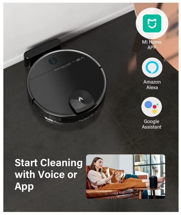 NEW VIOMI V3 Max in Robot Vacuum W/mop and Navigation Laser