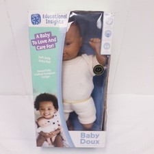 Educational Insights Baby Doux Hispanic Dollsoft body 12" a Box Free shipping