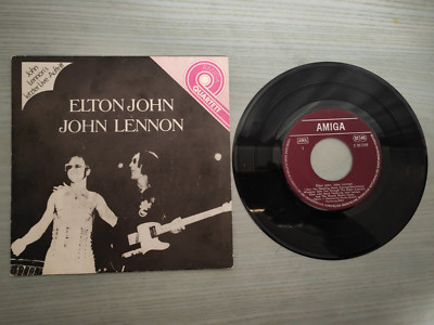 Quartett 7'' Elton John/John Lennon ''I saw her standing there'' Amiga (1975)