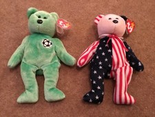 TY Beanie Babies - “Kicks” & “Spangle”