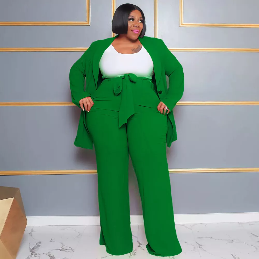 Plus size summer pant sets clearance