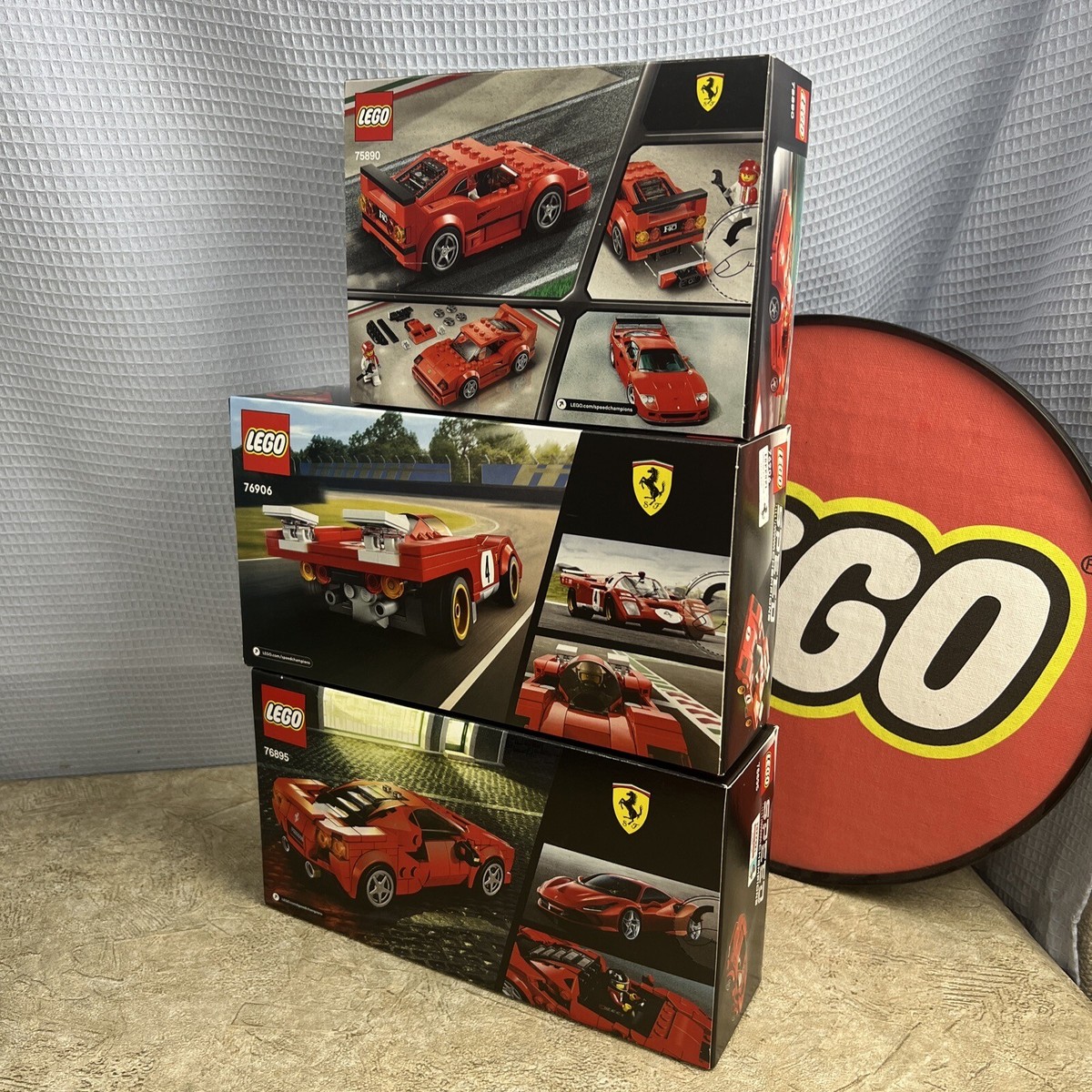 🔥 3 Ferrari Sets RETIRED LEGO SPEED CHAMPIONS 76895 F8, 75890