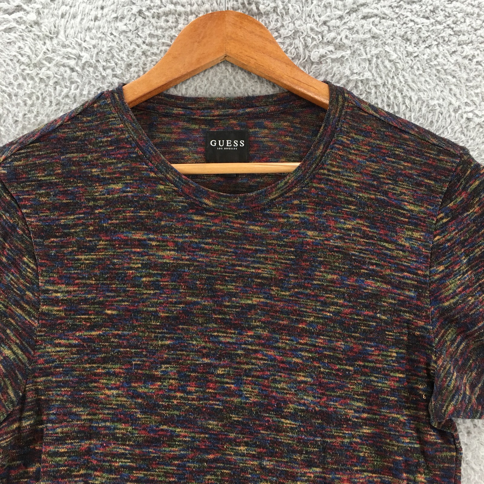 Guess Basic Tee Tshirt Womens Small Multicolor Kn… - image 2