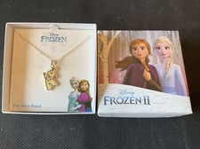 Disney Frozen Olaf Pendant Necklace Jewelry with Box