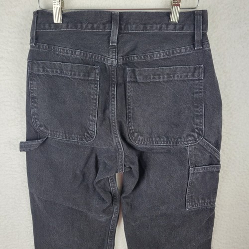Abercrombie & Fitch Jeans 28X30 Double Knee Carpenter Black Rigid Denim Loose - Bild 6 von 9