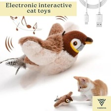 Electronic Interactive Cat Toy - Activated Fun for Cats - Cat Chirping Bird Toy