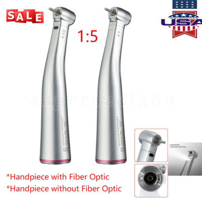 NSK Style Dental 1:5 LED/No Optic Increasing Contra Angle Handpiece E-type to
