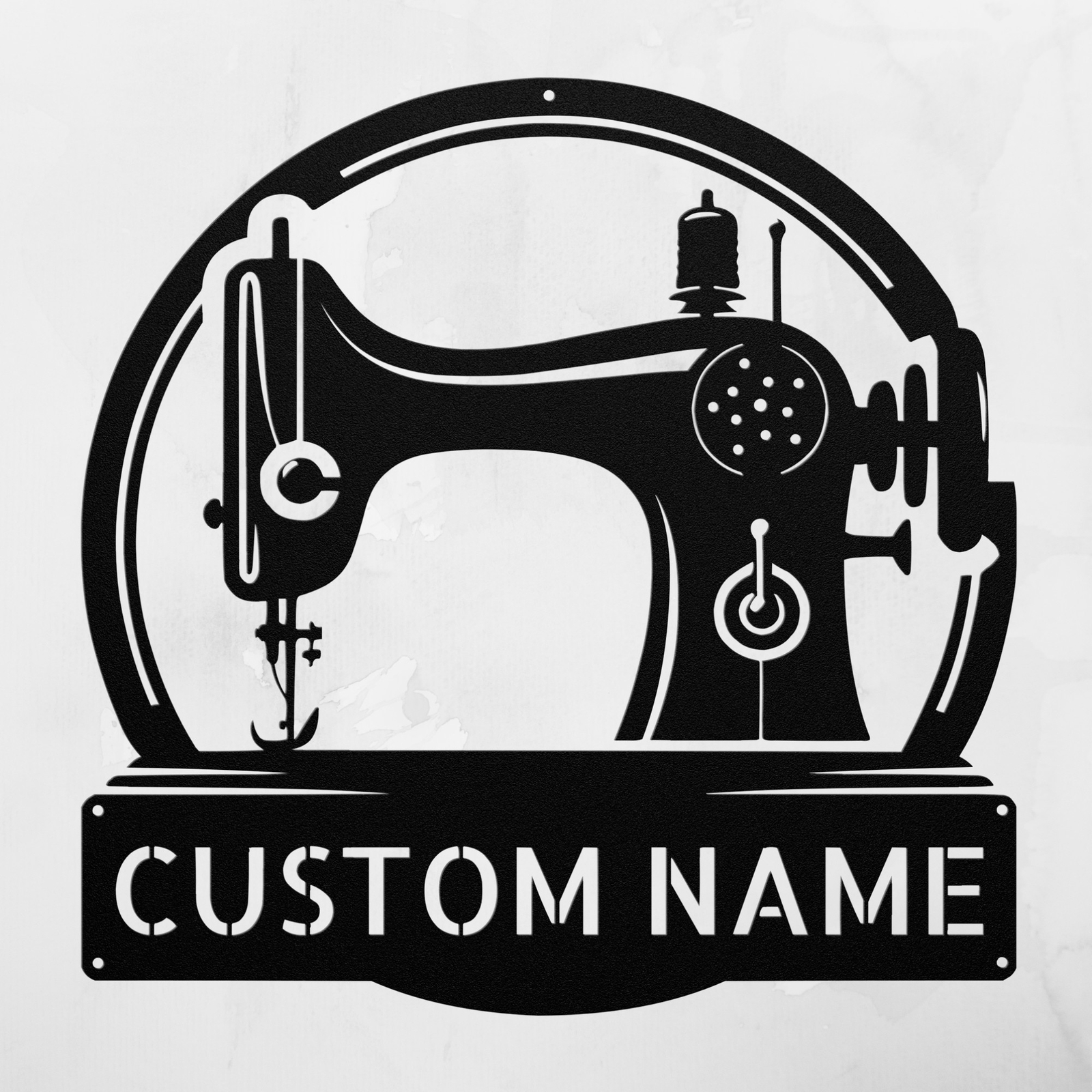 Personalized Sewing Metal Sign Custom Decor for Crafters and Sewing Lovers