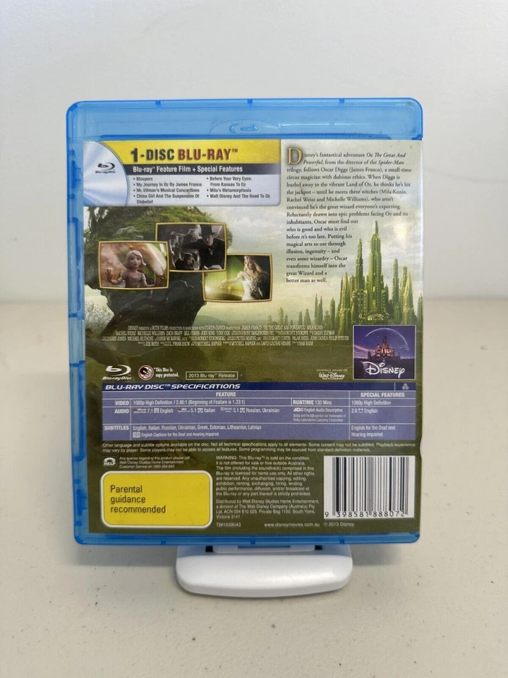Oz - The Great And Powerful (Blu-ray, 2013) Foto 2 de 2