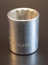 SPARTA SOCKET 12 Point 7/8" CT 1228 Made in USA 1/2" Drive