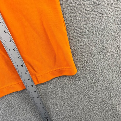 Kappa Shirt Men's Small Orange White Soccer Jersey V Neck Embroidered Logo Y2k - Picture 2 of 10