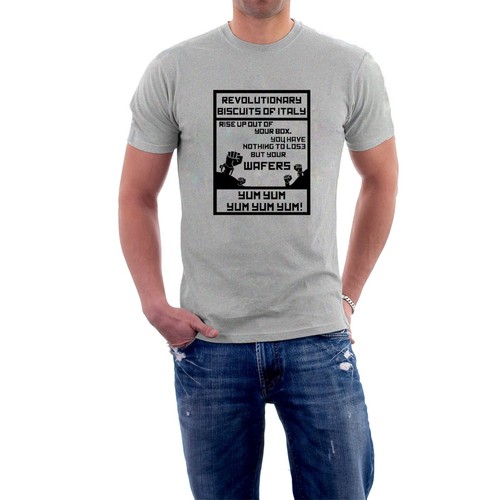 Revolutionary Biscuits of Italy T-shirt Young Ones Wafers Punk Politics Funny - Picture 11 of 14