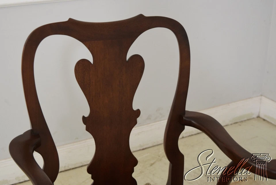 L66300EC: Set of 6 KINDEL Queen Anne Mahogany Dining Room Chairs - Image 4 of 4