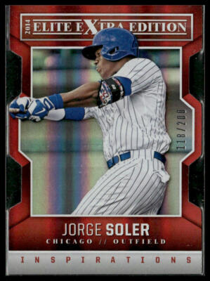 2014 Panini Elite Extra Edition #97 Jorge Soler Inspirations #/200 Chicago Cubs