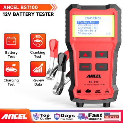 ANCEL BST100 Car 12V Cranking Charging Analyzer Battery Diagnostic Load Tester