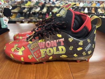 Men's Under Armour Spotlight MC 3025121 600 Jackpot Football Cleats Size 14