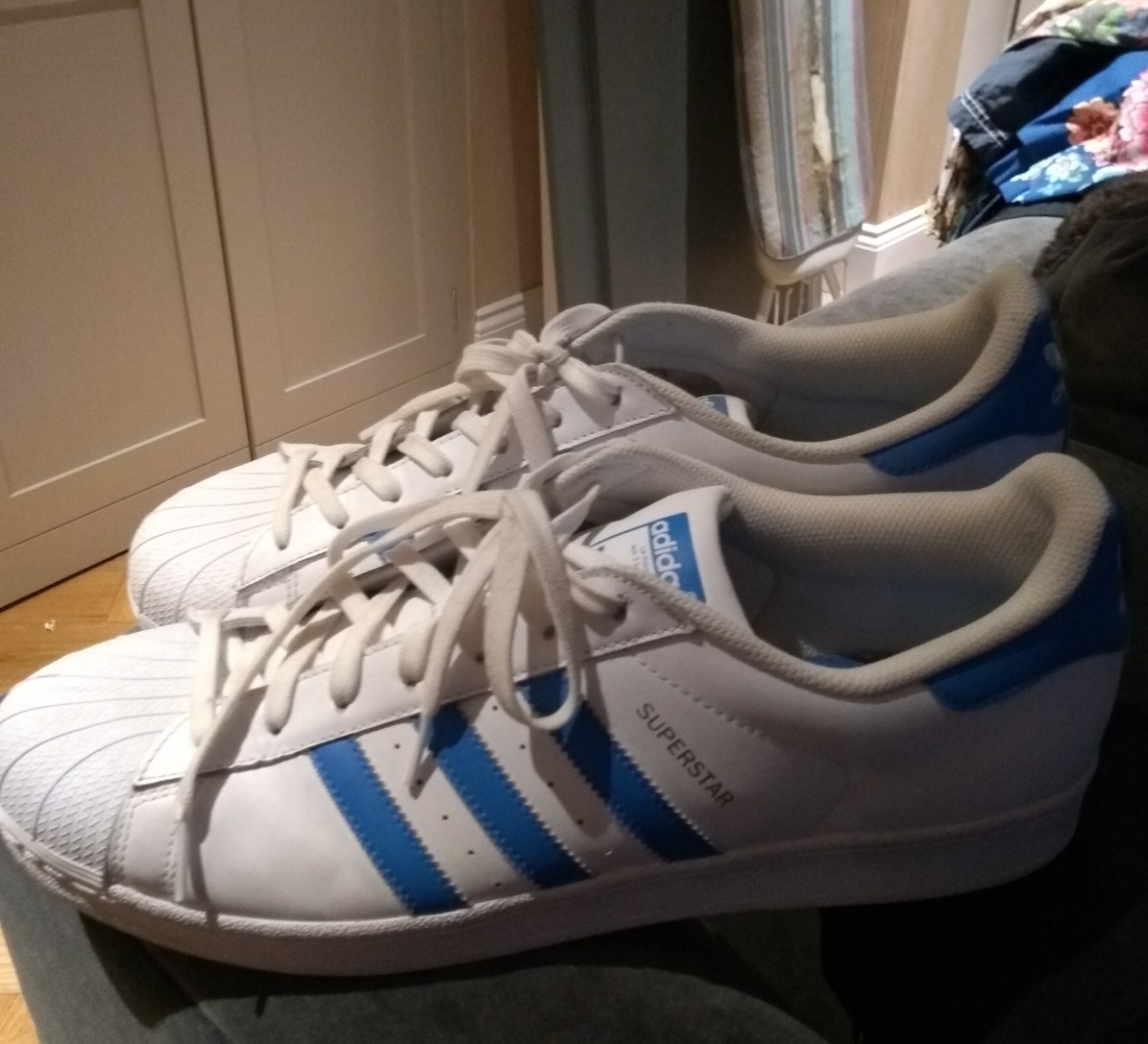 MENS ADIDAS ORIGINALS SUPERSTAR TRAINERS WHITE BLUE LEATHER IMMACULATE New shoes for men and women, limited time discount MENS ADIDAS ORIGINALS SUPERSTAR TRAINERS WHITE BLUE LEATHER IMMACULATE New shoes for men and women, limited time discount