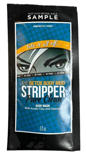 Perfectly Posh STRIPPER Pure Clean Detox Body Mud Samples .3oz NEW Lot 20 - Picture 17 of 24