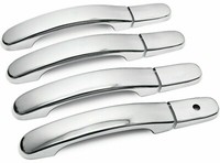 Set Edelstahl TüRgriffe Blenden Chrom FüR Ford Fusion Fiesta V 2002-2008