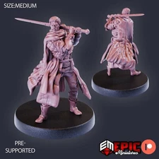 Human Thief B Epic Miniatures RPG D&D Pathfinder 3D Print 