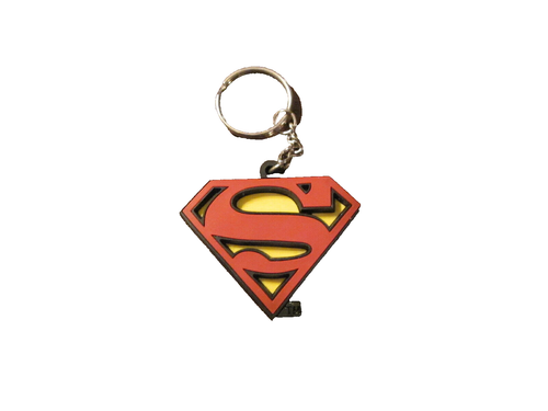 Superman 2 inch "S" Insignia logo keychain - 第 1/2 張圖片