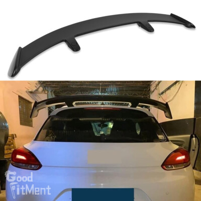 131cm Mattschwarz Heckspoiler Heckflügel Spoiler Schwanzflügel Für VW Scirocco