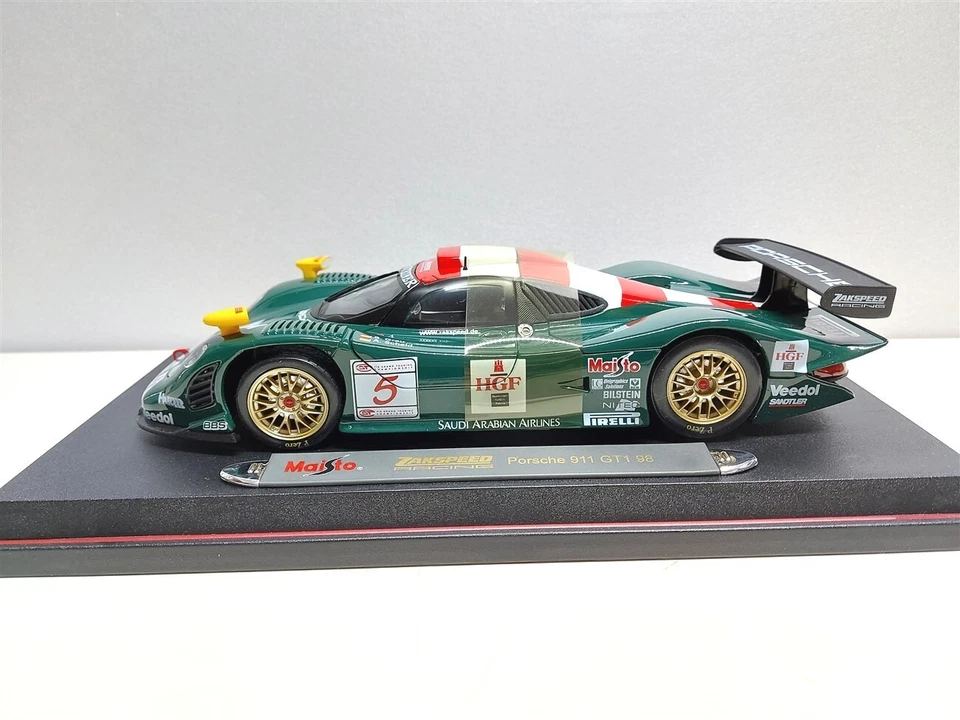 Porsche 911 GT1 Team Zakspeed #5 del 1998 - 1/18 Maisto GT Racing - Immagine 3 di 4